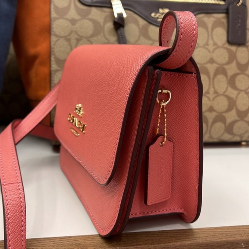 Coach Mini Brynn Crossbody Gold / Taffy - Picture 8 of 16